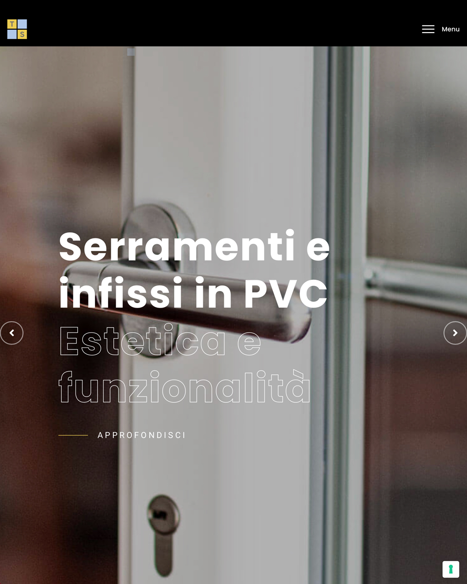 sito web serramenti ts